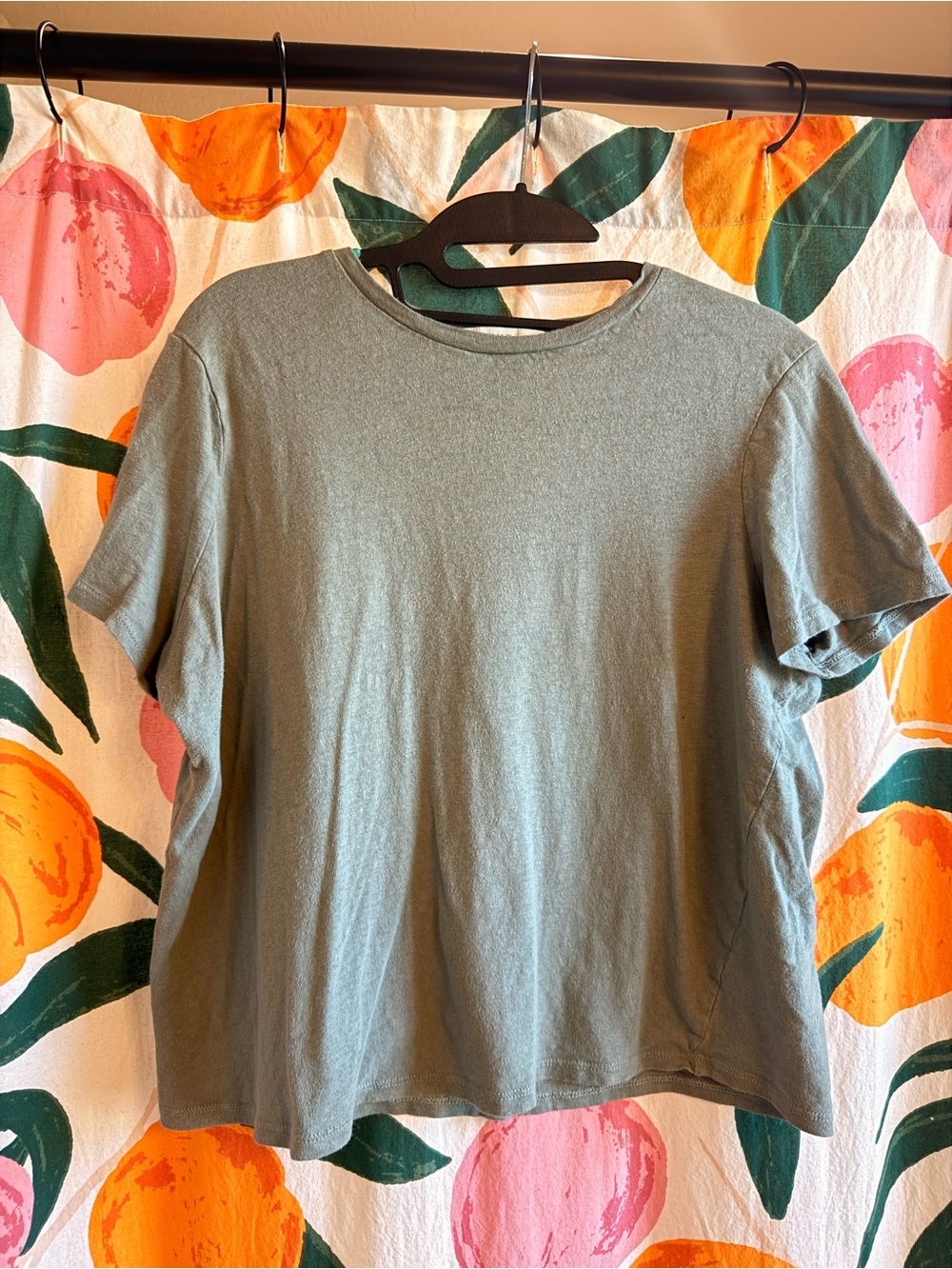 DownEast Sage Green Short-Sleeve Crewneck Tee